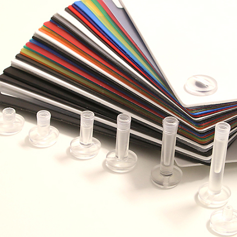 legatoria Vite sepolta rilegatura TRASPARENTE 10mm lunghezza mm 10, diametro testa 12mm, lunghezza mm , diametro tubetto 5mm, una testa fissa ed una mobile, LVI6103. Per lunghezza, si intende la distanza INTERNA tra le due teste, che corrisponde allo spessore del volume da rilegare.