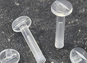 legatoria Vite sepolta rilegatura TRASPARENTE 30mm lunghezza mm 30, diametro testa 12mm, lunghezza mm , diametro tubetto 5mm, una testa fissa ed una mobile, LVI6103. Per lunghezza, si intende la distanza INTERNA tra le due teste, che corrisponde allo spessore del volume da rilegare LEG3703