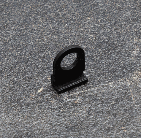 legatoria Gancio appendiposter per profilo portaposter NERO. Un metodo facile e veloce per appendere i poster.