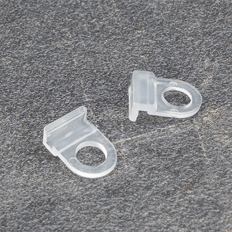 legatoria Gancio appendiposter per profilo portaposter TRASPARENTE. Un metodo facile e veloce per appendere i poster.