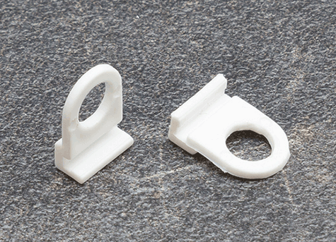 legatoria Gancio appendiposter per profilo portaposter BIANCO. Un metodo facile e veloce per appendere i poster LEG3719