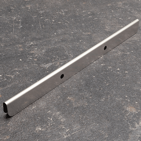 legatoria Dorsetto, dorsino rilegafogli metallico, 6mm. ARGENTO SATINATO, lunghezza 235mm, rilega fino a 6mm mediante l'ausilio di due viti di fissaggio nichelate.