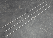 legatoria Appendino calendari, 400mm, BIANCO con mezzaluna NORMALE (alta 10mm), lunghezza 400mm, spessore 2mm LEG3731