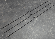 legatoria Appendino calendari, 400mm, NERO con mezzaluna NORMALE (alta 10mm), lunghezza 400mm, spessore 2mm LEG3732