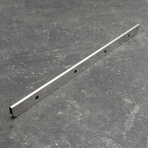 legatoria Dorsetto, dorsino rilegafogli metallico, 6mm. ARGENTO LUCIDO, lunghezza 320mm, rilega fino a 6mm mediante l�ausilio di due viti di fissaggio nichelate.
