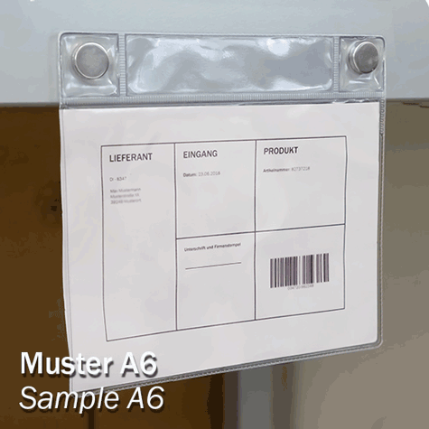 legatoria Busta con magneti TRASPARENTE, A4  TRASPARENTE. Dimensione busta 315x250mm. Dimensione massima foglio 315x218. Con due magneti al neodimio saldati allinterno del bordo di sospensione, ciascuno di 15x3,5 mm. Apertura sul lato corto. Lato superiore In PVC trasparente morbido da 250micron..