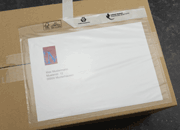 legatoria Busta per spedizioni ECOLOGICA 240x185mm Per contenere fogli A5, TRASPARENTE, neutra, non stampata, apertura sul lato lungo. FSC. LEG3792