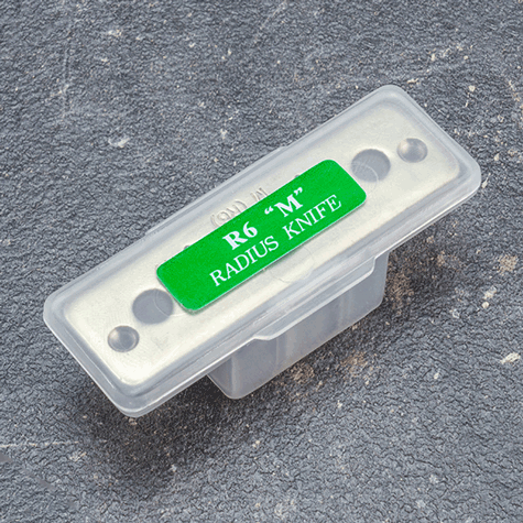 legatoria Fustella arrotondangoli raggio6mm Fustella per arrotonda angoli raggio 6mm, fustella fino a spessori di 10mm, r6.