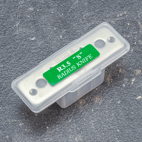 legatoria Fustella arrotondangoli raggio3.5mm Fustella per arrotonda angoli raggio 3.5mm, fustella fino a spessori di 10mm, r3,5.