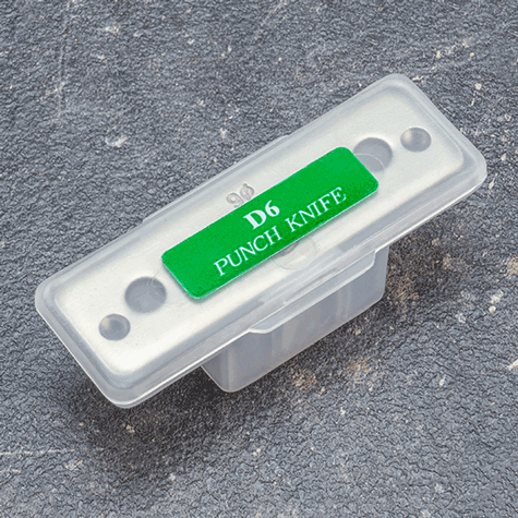 legatoria Foro tondo fustellatrice diametro6mm Fustella foro tondo fustellatrice-arrotonda buchi 6mm.