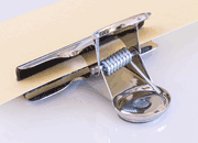 legatoria Molla MAGNETICA 25x20 NICHELATA. Dimensioni: 25x20, capacit: 7 fogli. LEG3806