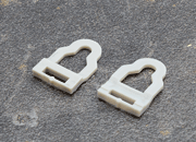 legatoria Gancio appendiposter per profilo portaposter GRIGIO. gancetto in alluminio, un metodo facile e veloce per appendere i poster LEG3827