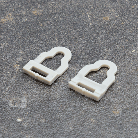 legatoria Gancio appendiposter per profilo portaposter GRIGIO. gancetto in alluminio, un metodo facile e veloce per appendere i poster.