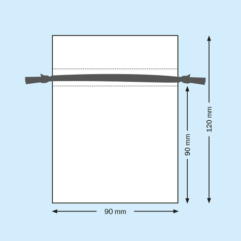 legatoria Sacchetti da regalo, organza, 90x120mm BIANCO, Sacchetto in organza, da regalo, 90x120mm, adatto per confezionare prodotti promozionali, bigiotteria, cosmetici, accessori..