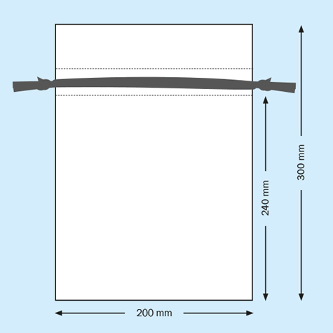 legatoria Sacchetti da regalo, organza, 200x300m BIANCO, Sacchetto in organza, da regalo, 200x300m, adatto per confezionare prodotti promozionali, bigiotteria, cosmetici, accessori..