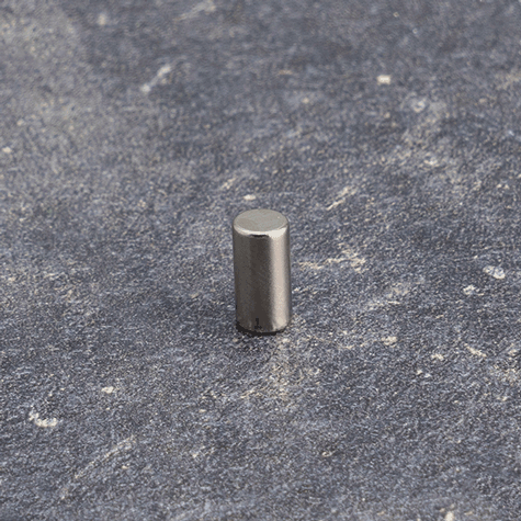 legatoria Calamita diametro 5mm. spessore 10mm Calamita cilindrica in ferrite diametro 5mm, spessore 10mm (forza di attrazione: 1100g).