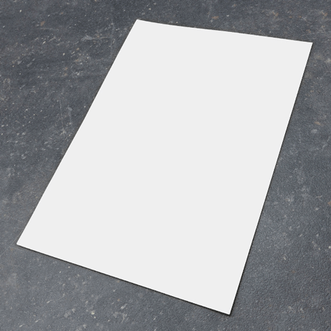 legatoria Foglio magnetico, BIANCO, A4 BIANCO. Foglio magnetico, formato A4 (210x297mm). Spessore 1mm, magnetizzazione anisotropa..