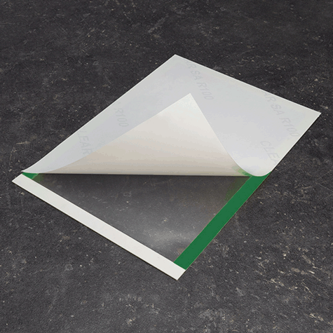 legatoria Cornice autoadesiva magnetica, VERDE, A3 AUTOADESIVA mediante nastro biadesivo in schiuma di PE, largo: 15mm, spessore: 1mm. Il foglio protettivo trasparente antiriflesso  adeso con nastro magnetico di larghezza 7 mm. Per fogli di dimensione A3(420x297mm). Dimensioni esterne: 440x317 mm. Area visibile: 410x287mm. Altezza profilo: 25mm..