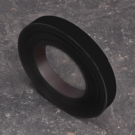 legatoria Nastro magnetico colorato 20mm NERO. Spessore: 1mm, magnetizzazione isotropa ad alta efficienza.