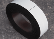 legatoria Nastro magnetico colorato 40mm BIANCO. Spessore: 1mm, magnetizzazione isotropa ad alta efficienza LEG3896