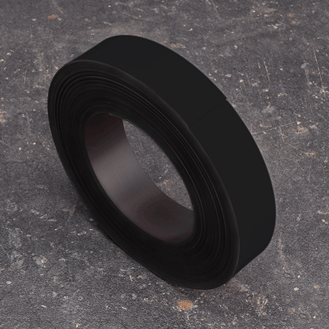 legatoria Nastro magnetico colorato 30mm NERO. Spessore: 1mm, magnetizzazione isotropa ad alta efficienza.