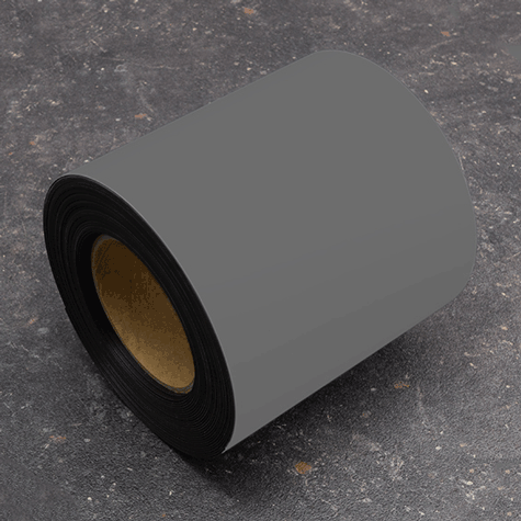 legatoria Nastro magnetico colorato 150mm GRIGIO. Spessore: 1mm, magnetizzazione isotropa ad alta efficienza.