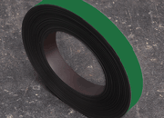 legatoria Nastro magnetico colorato 20mm VERDE. Spessore: 1mm, magnetizzazione isotropa ad alta efficienza LEG3905