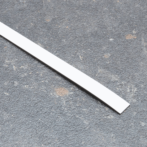 legatoria Nastro magnetico colorato 10mm BIANCO. Spessore: 1mm, magnetizzazione isotropa ad alta efficienza.