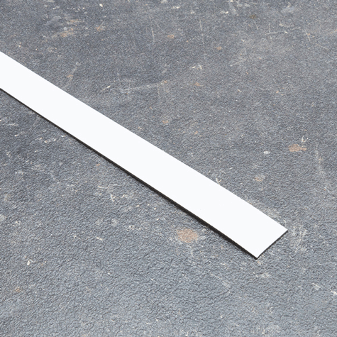 legatoria Nastro magnetico colorato 30mm BIANCO. Spessore: 1mm, magnetizzazione isotropa ad alta efficienza.