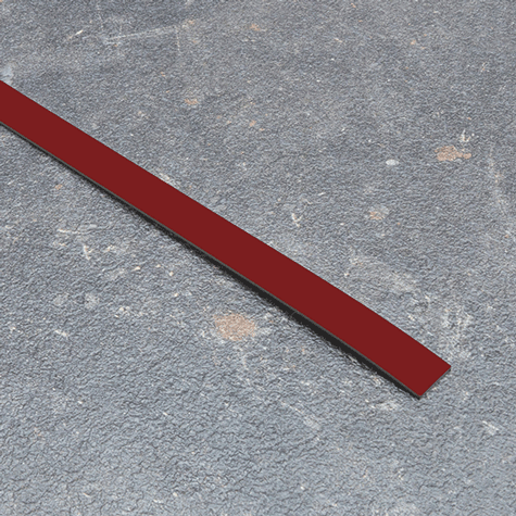 legatoria Nastro magnetico colorato 10mm ROSSO. Spessore: 1mm, magnetizzazione isotropa ad alta efficienza.