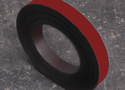 legatoria Nastro magnetico colorato 20mm ROSSO. Spessore: 1mm, magnetizzazione isotropa ad alta efficienza.