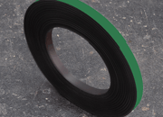 legatoria Nastro magnetico colorato 10mm VERDE. Spessore: 1mm, magnetizzazione isotropa ad alta efficienza.