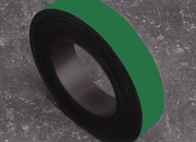 legatoria Nastro magnetico colorato 30mm VERDE. Spessore: 1mm, magnetizzazione isotropa ad alta efficienza.