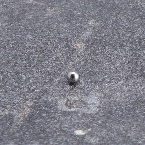 legatoria Calamita sferica, diametro 3mm, cromata Calamita sferica, diametro 3mm con rivestimento superficiale cromato(forza di attrazione: 130gr).