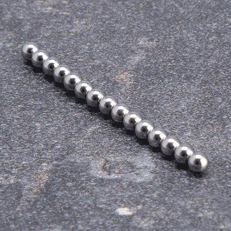 legatoria Calamita sferica, diametro 3mm, cromata Calamita sferica, diametro 3mm con rivestimento superficiale cromato(forza di attrazione: 130gr).