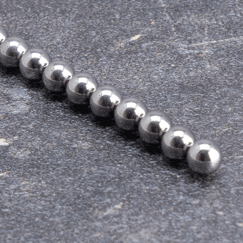 legatoria Calamita sferica, diametro 5mm, cromata Calamita sferica, diametro 5mm con rivestimento superficiale cromato(forza di attrazione: 360gr).