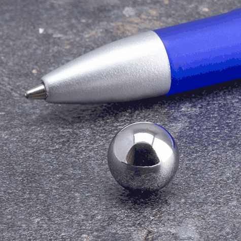 legatoria Calamita sferica, diametro 10mm, cromata Calamita sferica, diametro 10mm con rivestimento superficiale cromato(forza di attrazione: 1400gr).