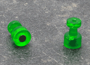 legatoria Bottoni magnetici diametro10mm. VERDI VERDI. Diametro: 10mm. Altezza: 16mm. Calamita con grado magnetico N35 (forza di attrazione: 500g) .