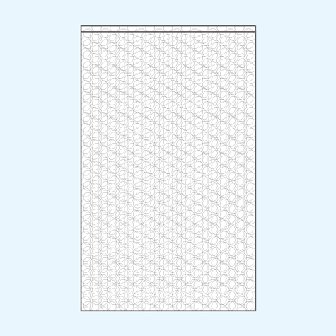 legatoria Sacchetto imballo PLURIBALL 150x200mm Sacchetto aperto sul lato corto, in polietilene a bolle da 60 micron per spedizioni .