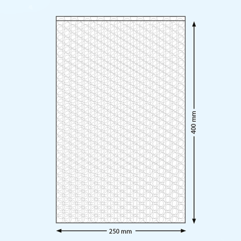 legatoria Sacchetto imballo PLURIBALL 250x400mm Sacchetto aperto sul lato corto, in polietilene a bolle da 60 micron per spedizioni .
