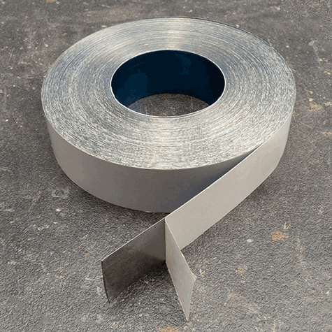 legatoria Nastro acciaioINOX autoadesivo, altezza30mm Nastro di acciaioINOX autoadesivo, altezza 30mm, spessore del materiale 0.15mm.