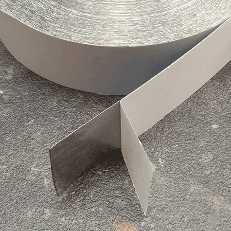 legatoria Nastro acciaioINOX autoadesivo, altezza30mm Nastro di acciaioINOX autoadesivo, altezza 30mm, spessore del materiale 0.15mm.