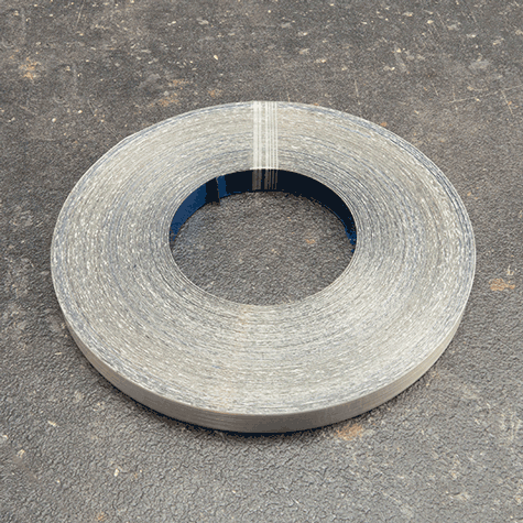 legatoria Nastro acciaioINOX autoadesivo, altezza10mm spessore  0,15mm.