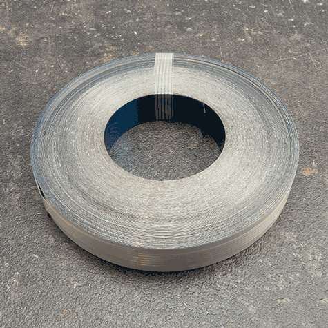 legatoria Nastro acciaioINOX autoadesivo, altezza20mm Nastro di acciaio INOX autoadesivo, altezza 20mm, spessore del materiale 0.15mm.