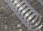 legatoria Spirali plastiche COIL, 22mm, TRASPARENTE formato: A4. Diametro: 22mm. Capacit: 182 fogli. Colore: trasparente. .