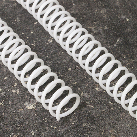 legatoria Spirali plastiche COIL, 16mm, BIANCO formato: A4. Diametro: 16mm. Capacit: 129 fogli. Colore: bianco. .