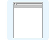 legatoria Sacchetto polipropilene orientato (OPP) 100x125mm TRASPARENTE, in polipropilene (OPP) da 30 micron, con patella da 30mm e banda autoadesiva di chiusura sul lato corto LEG4077