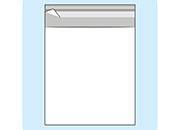 legatoria Sacchetto polipropilene orientato (OPP) 200x200mm TRASPARENTE, in polipropilene (OPP) da 30 micron, con patella da 30mm e banda autoadesiva di chiusura sul lato corto LEG4081