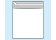 legatoria Sacchetto polipropilene orientato (OPP) 220x215mm TRASPARENTE, in polipropilene (OPP) da 30 micron, con patella da 30mm e banda autoadesiva di chiusura sul lato corto LEG4082