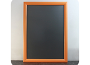 legatoria Cornice alluminio. scatto. A3 ARANCIO ARANCIO, ANGOLI SQUADRATI. Per fogli di dimensione A3(297x420mm). Dimensioni esterne: 330x450mm. Area visibile: 278x400mm. Altezza profilo: 25mm. La cornice � dotata di foglio protettivo in PVC trasparente antiriflesso LEG4095